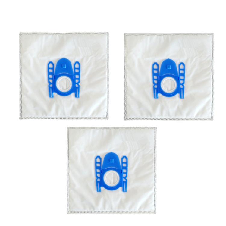 3pcs Vacuum Cleaner Non-Woven Dust Bag, For Bosch TypeG / BSG7 / BSGL / 312E / S62, TypeG Dust Bag