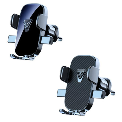 Car Navigation Phone Holder Air Vent Mount Fixing Bracket, Mirror Finish, Textured Finish
