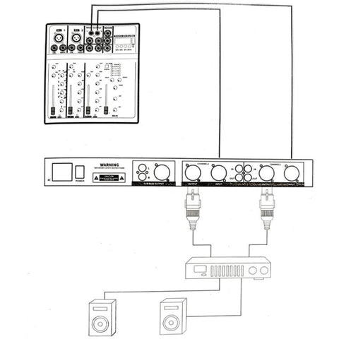 MP-100 Professional Vocal Enhancement Booster Preamp Effects Unit, US Plug, EU Plug, UK Plug, AU Plug