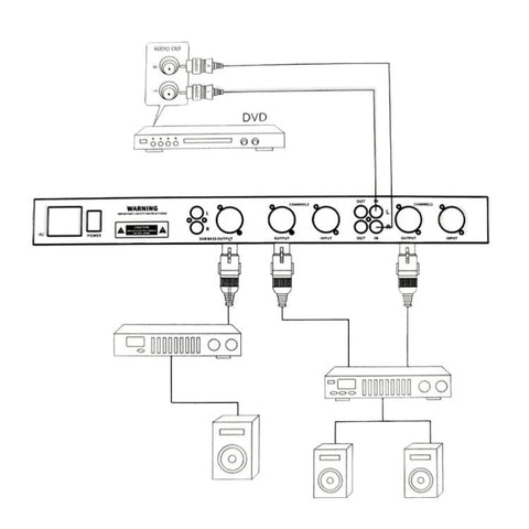 MP-100 Professional Vocal Enhancement Booster Preamp Effects Unit, US Plug, EU Plug, UK Plug, AU Plug