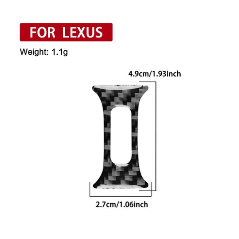 For 1999-2005 LEXUS IS300 2pcs /Set Center Console Air Vent Trim Sticker
