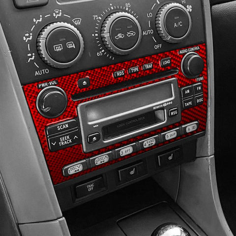 For 1999-2005 LEXUS IS300 Left-Hand Drive Radio Panel Sticker Type B, Type B Black, Type B Red