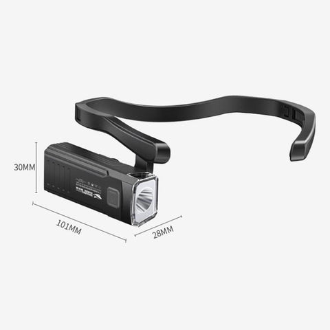 SMILING SHARK TD-0284-S High Brightness Rechargeable Ear-Mounted Headlamp Outdoor Light For Night Running & Fishing
