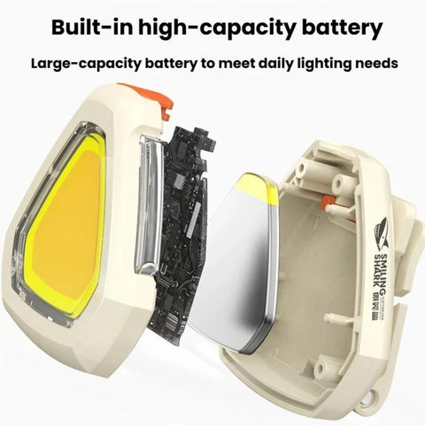 SMILING SHARK TD-0276-S Mini COB Headlamp For Night Running High Bright Flood Light Work Light