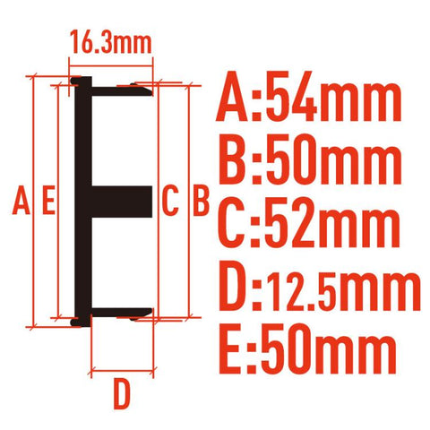 4pcs /Set 54mm Outer Diameter Blank Modified Wheel Center Cap