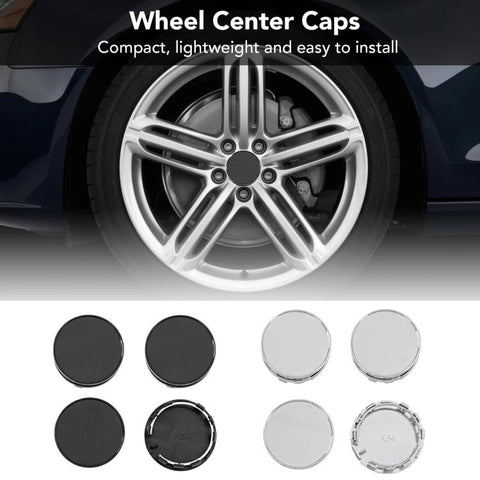 4pcs /Set 54mm Outer Diameter Blank Modified Wheel Center Cap