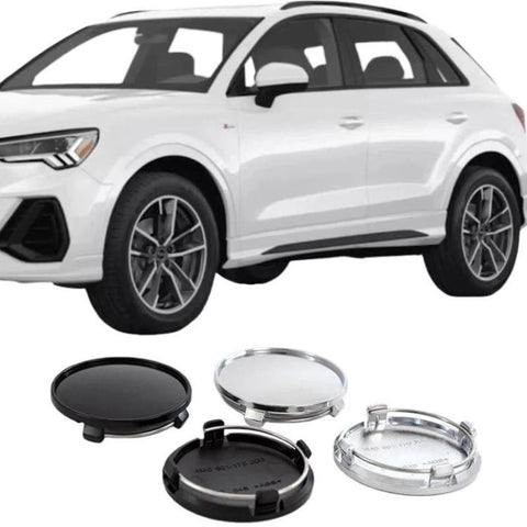4pcs /Set 61mm Modified Wheel Hub Center Cap For Audi Q7/A4L/A3/Q3