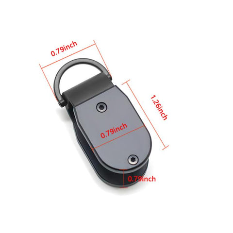 Aluminum Key Organizer Mini Key Holder for 2-6 Keys Compact Design Saves Pocket Space