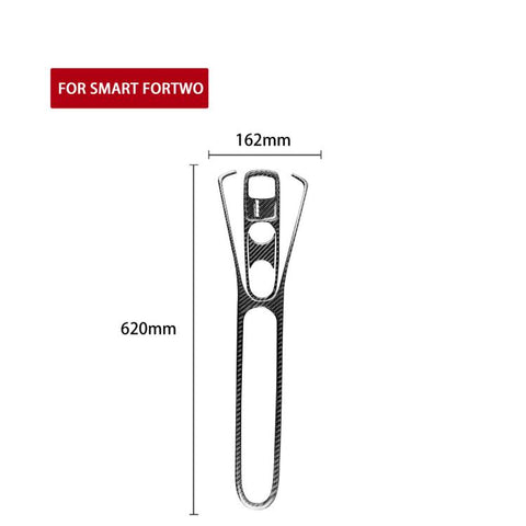 For 2011-2015 Benz Smart Fortwo 4pcs /Set Gearshift + Armrest Sticker Set Type A