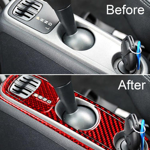 For 2011-2015 Benz Smart Fortwo 4pcs /Set Gearshift + Armrest Sticker Set Type A