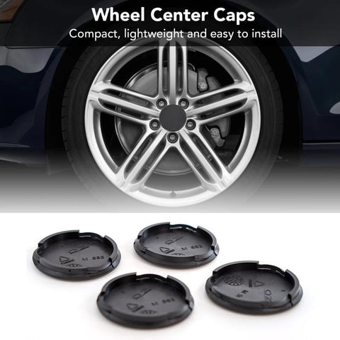 4pcs /Set 55mm Outer Diameter Blank Modified Wheel Hub Center Caps