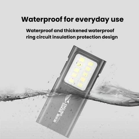SMILING SHARK TIP-065 Multi-Functional Mini COB Flood Work Light 4-Gear Dimmable Portable Lamp, TIP-065