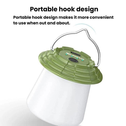 SMILING SHARK LY-8339 Outdoor Rechargeable Camping Light Hanging Lamp For Stall Night Market Emergency