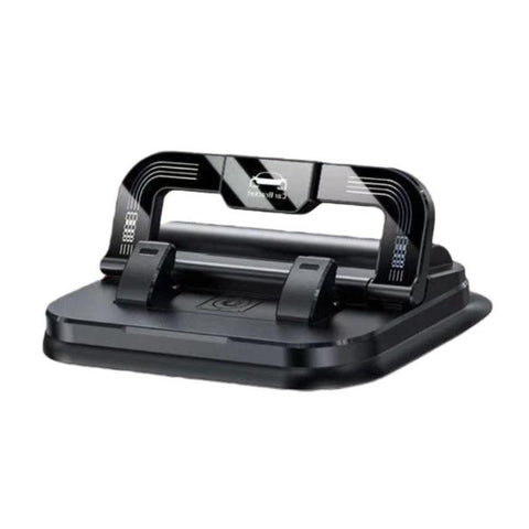 L511 2 In 1 Car Phone Holder With Number Plate Anti-Shake Center Console Navigation Mount