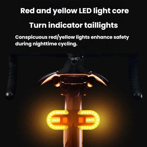 Bike Remote Control Turn Signal Taillight Detachable Mountain Bike Warning Light