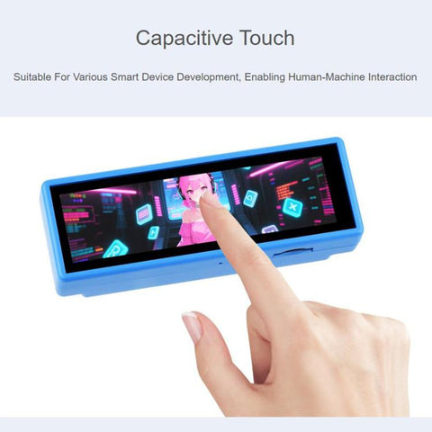 WAVESHARE ESP32-S3 Development Board Equipped With 3.49 Inch IPS Capacitive Touchscreen, Model A With Battery, Model A Without Battery, Model B With Battery, Model B Without Battery