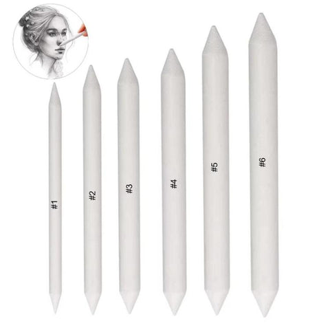 Sketching Drawing Tools Tipped Paper Blenders Kneaded Erasers Extenders DIY Graffiti Supplies, 33pcs