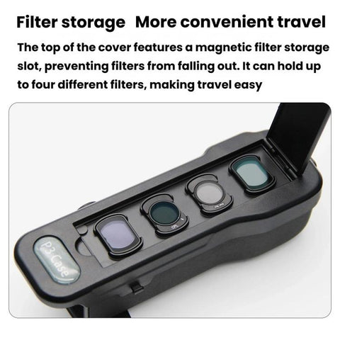 For DJI Osmo Pocket 3 Magnetic Flip Cover Case Body Lens Protector