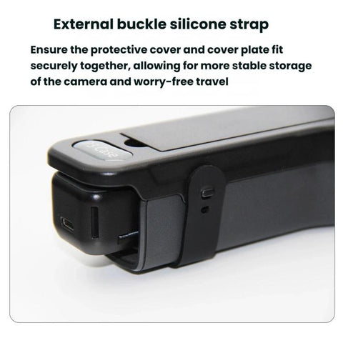 For DJI Osmo Pocket 3 Magnetic Flip Cover Case Body Lens Protector