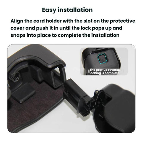 For DJI Osmo Pocket 3 Magnetic Flip Cover Case Body Lens Protector