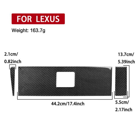 For 1999-2005 Lexus IS300 Left-Handed Drive 3pcs /Set Passenger Side Panel Stickers, Left-Handed Drive
