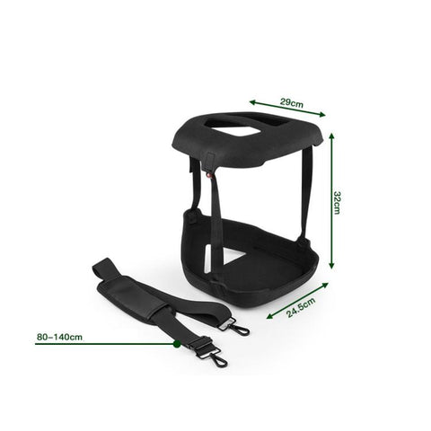 For Bose S1 Pro+ Speaker Protective EVA Carrying Case with Shoulder Strap, EVA Carrying Case