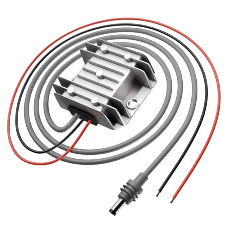 12V/24V To 30V 3.5A DC Power Converter, With 1M DC Cable, With 1M DC Cable + Clip, With 1M DC Cable + Fuse