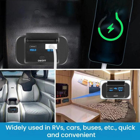 Car USB Charging Port Fast Charging PD Interface Modification