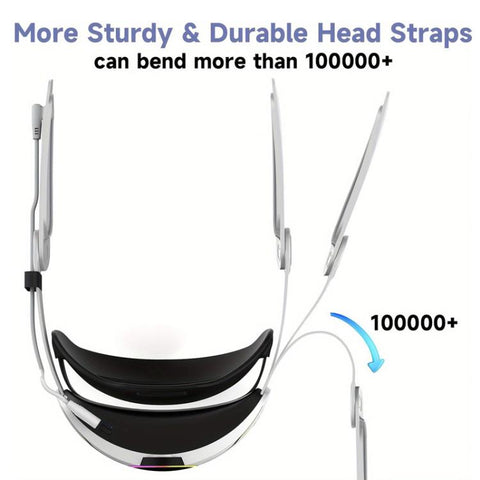 10000mAh Battery With Adjustable Replacement Headband Gaming VR Accessories, For Meta Quest 3 / 3S Q8L-3, For Meta Quest 2 Q8L, For Meta Quest 2 Q8, For Meta Quest 3 / 3S Q8-3