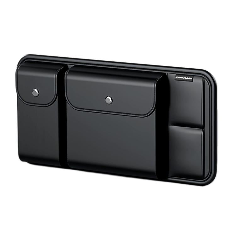 KABULUN Multifunctional Car Sun Visor Storage Glasses Holder Driver License Holder
