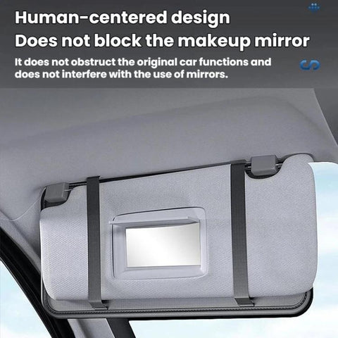 KABULUN Multifunctional Car Sun Visor Storage Glasses Holder Driver License Holder