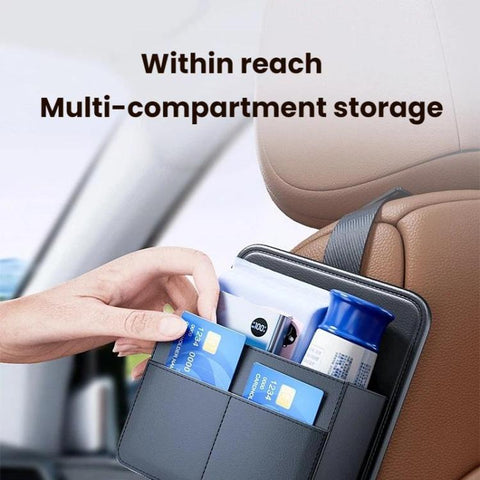 Multifunctional Tissue Box Storage Bag For Car Seats