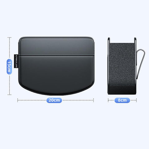 KABULUN Multi-functional Card Ticket Holder With Hanging Side Storage Pocket