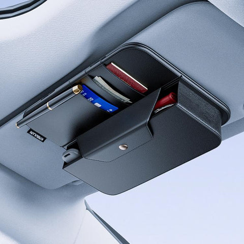KABULUN Car Sun Visor Glasses Storage Clip Card Receipt Organizer