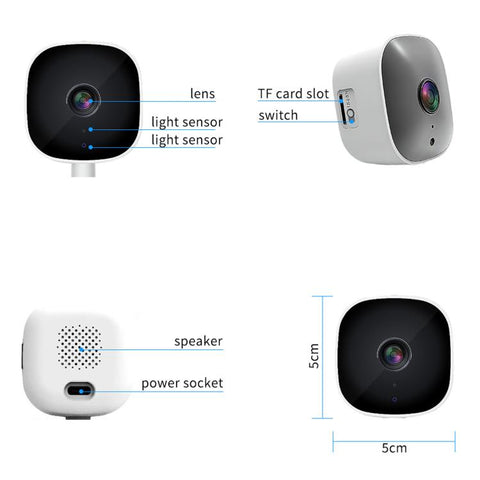 Night Vision Home Surveillance HD Camera For Remote Smart Monitoring, K14