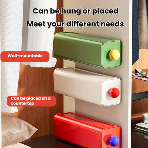 Wall-Mounted Underwear & Socks Organizer For Bedroom Desktop Large Capacity Stackable Storage Box