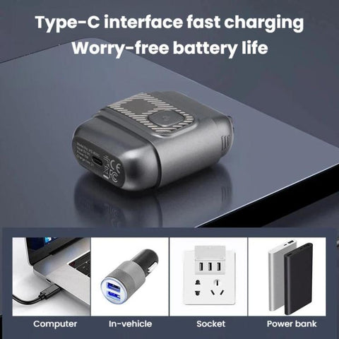 KS-8800 3 Blade Heads Reciprocating Electric Shaver With LCD Display IPX6 Waterproof Razor