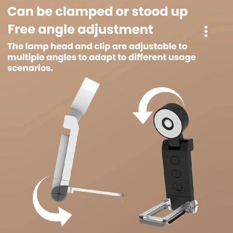 Mini USB Portable Bookmark Lamp Clip-on LED Ambient Light