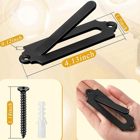 Animal Skull Wall Mount Bracket Crafts Decor Hooks, 12pcs