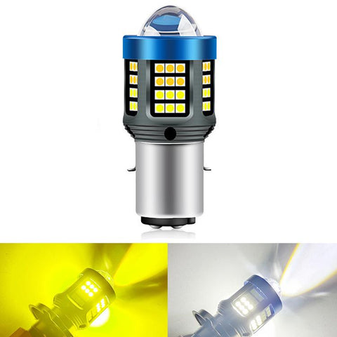 Motorcycle LED High-brightness Lens Headlight, H4, BA20D, P15D