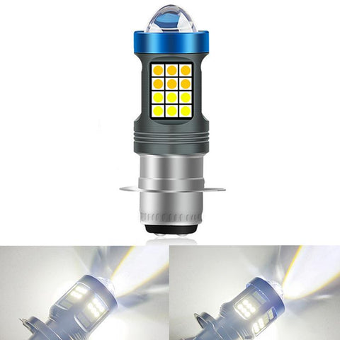 Motorcycle LED High-brightness Lens Headlight, H4, BA20D, P15D