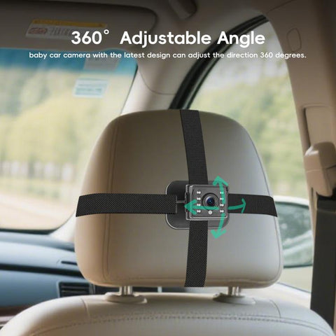 4.3 Inch 480P In-Car IPS Screen Baby Stroller Rear Seat Monitor