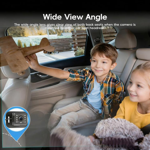 4.3 Inch 480P In-Car IPS Screen Baby Stroller Rear Seat Monitor