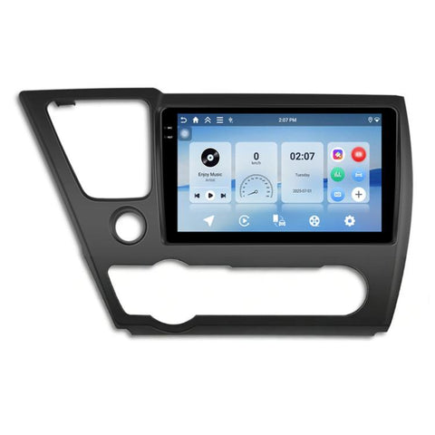 For Honda Civic US Left Hand Drive Android Car Central Control Screen Navigation Bluetooth Player, 4-Core 2GB + 64GB, 4-Core 4GB + 64GB, 4-Core 4GB + 128GB, 8-Core 4GB + 64GB, 8-Core 6GB + 128GB