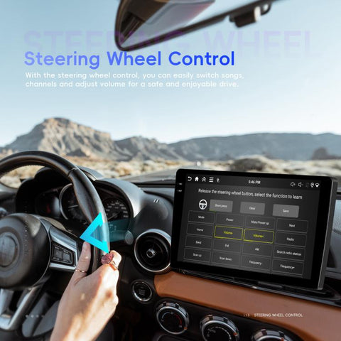 For Honda Civic US Left Hand Drive Android Car Central Control Screen Navigation Bluetooth Player, 4-Core 2GB + 64GB, 4-Core 4GB + 64GB, 4-Core 4GB + 128GB, 8-Core 4GB + 64GB, 8-Core 6GB + 128GB