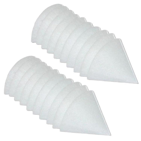 Tapered Exhaust Valve Filter Set For Zehnder / Helios / Maico / Pluggit Ventilation Valve, 10pcs, 20pcs