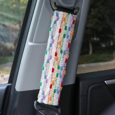 Car Anti-Choking Fabric Seat Belt Shoulder Cover