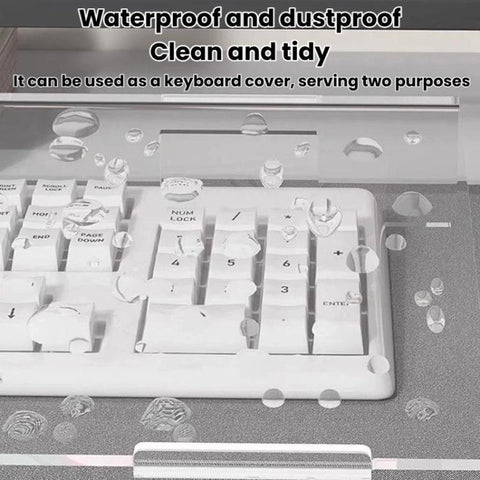 Acrylic Desktop Keyboard Stand Computer Shelf & Typing Support Bracket, Small, Large, Small With Anti-Slip Strip, Large With Anti-Slip Strip