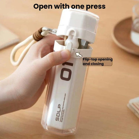 Pop-Up Pen Box Pencil Holder Desktop Stationery Storage Organizer For Students