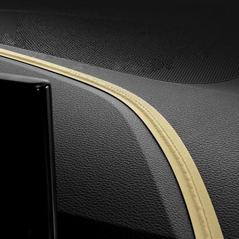 Car Door Center Console Gaps Leather Interior Trim Strips, 1M, 3M, 6M